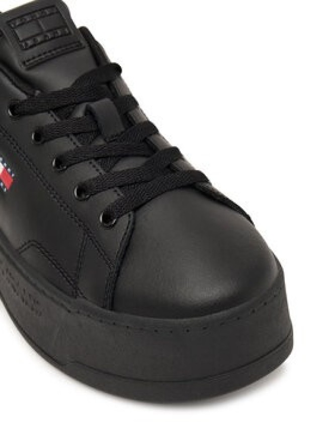 Tommy Jeans Sneakersy Platform Logo Sneaker EN0EN02961 Czarny