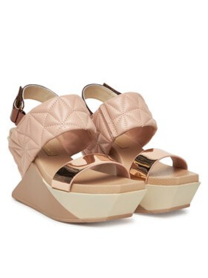 United Nude Sandały Delta Wedge Puffy 10902861188 Beżowy