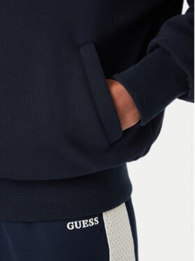 Guess Kurtka bomber V6YL07 K4293 Granatowy Regular Fit