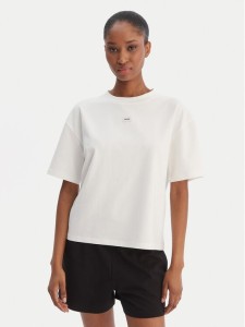 HUGO T-Shirt Signature 50556807 Biały Regular Fit