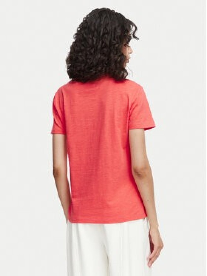 Beverly Hills Polo Club T-Shirt P-SS26W-TS6510 Koralowy Regular Fit