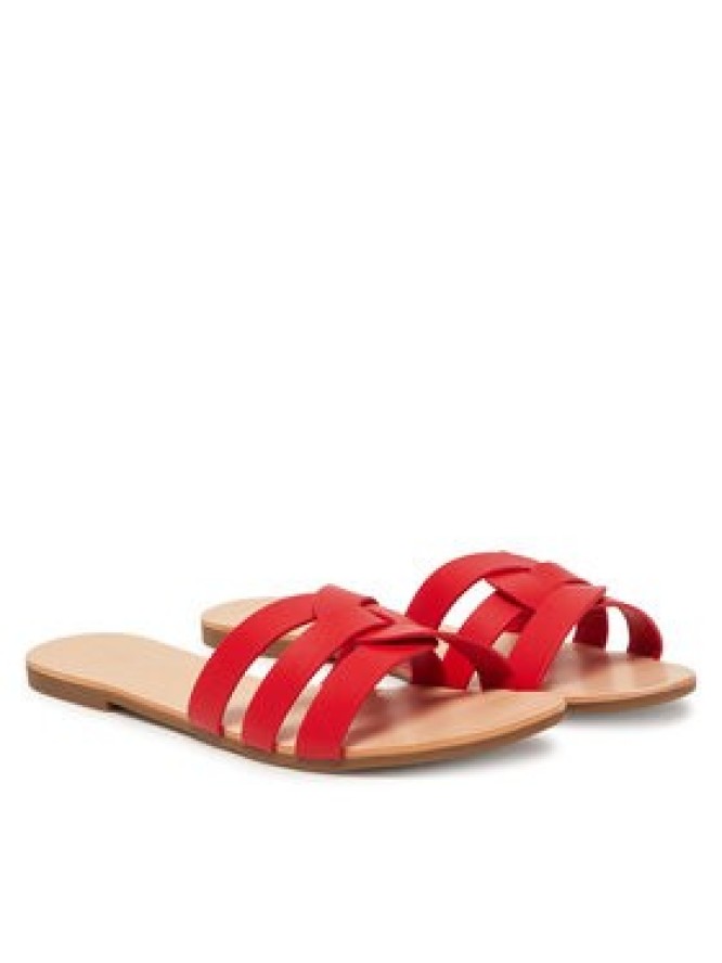 ONLY Shoes Klapki Onlfeli 4 15319426 Czerwony