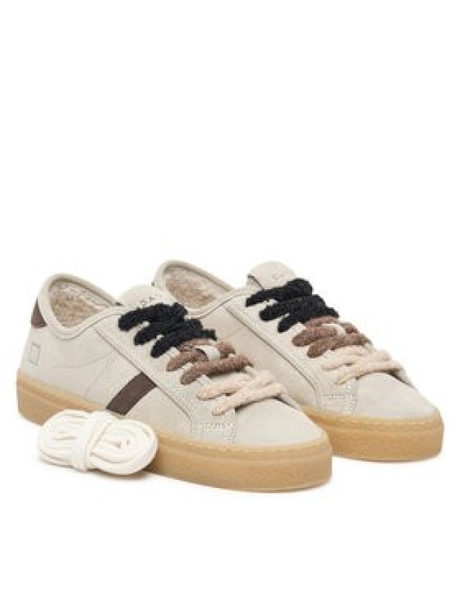 D.A.T.E. Sneakersy Tender W451-TE-SD Szary jasny