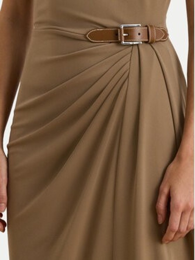 LAUREN RALPH LAUREN Sukienka codzienna 200980221001 Brązowy Slim Fit