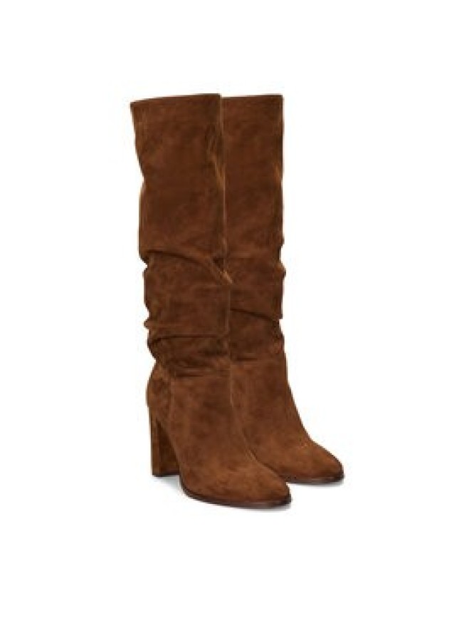 LAUREN RALPH LAUREN Kozaki 802937807002 Brązowy