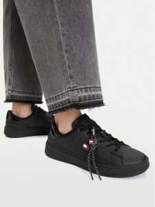Tommy Jeans Sneakersy Tjw Logo Sneaker EN0EN03129 Czarny