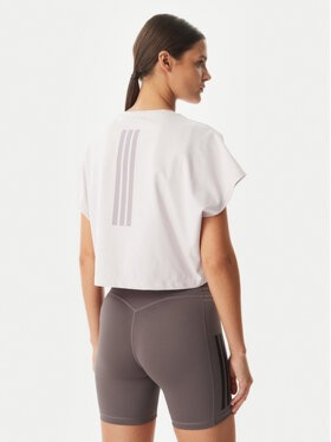 adidas T-Shirt Power Workout KE8052 Fioletowy Loose Fit