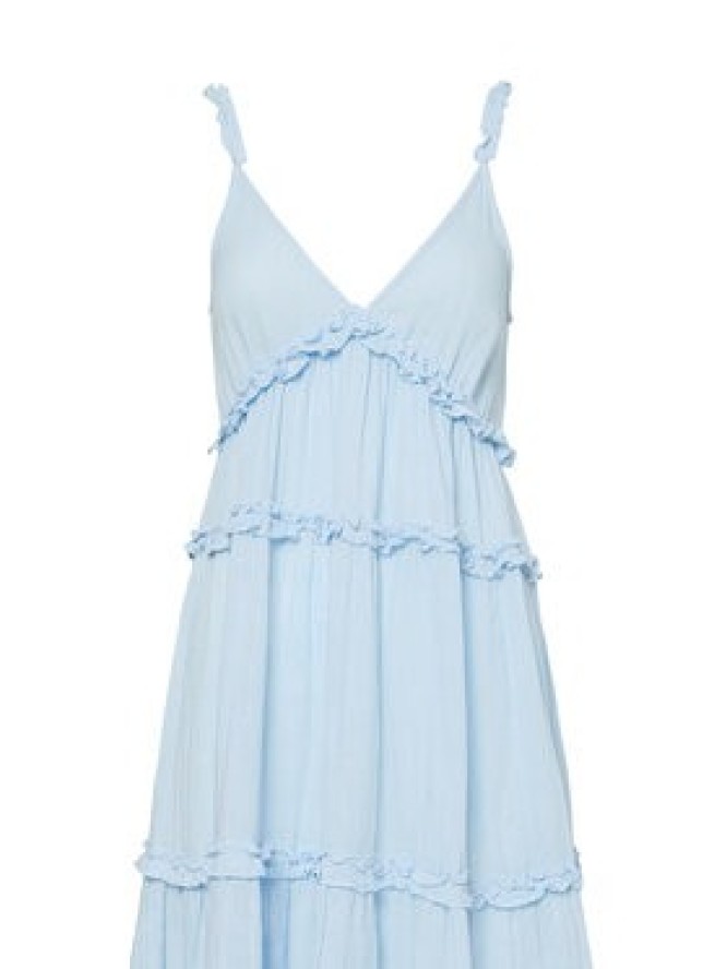 YAS Sukienka letnia Anina 26038014 Błękitny Regular Fit