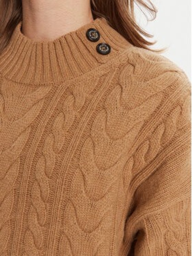 Barbour Sukienka dzianinowa Belford LDR0946BE31 Brązowy Regular Fit