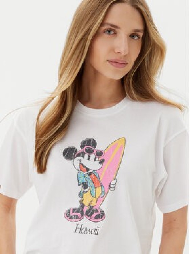 ONLY T-Shirt Mickey Minnie 15348126 Biały Regular Fit