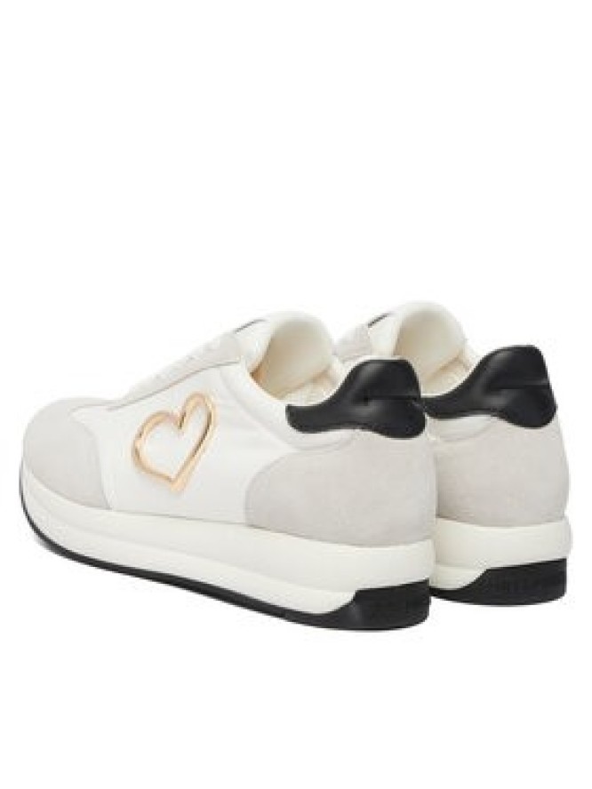 LOVE MOSCHINO Sneakersy JA15344G1OINC10A Biały