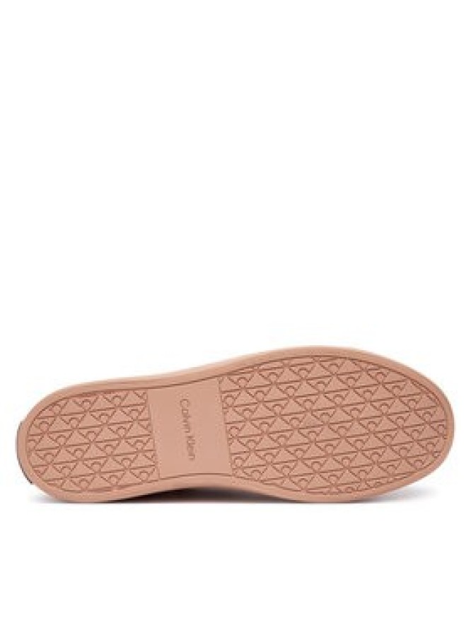 Calvin Klein Sneakersy Lace-Up Sneaker Suede/Wl Ck HW0HW02679 Różowy