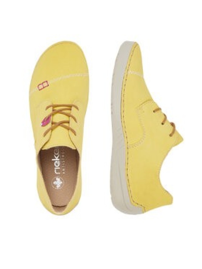 Rieker Półbuty 52528-68 Żółty