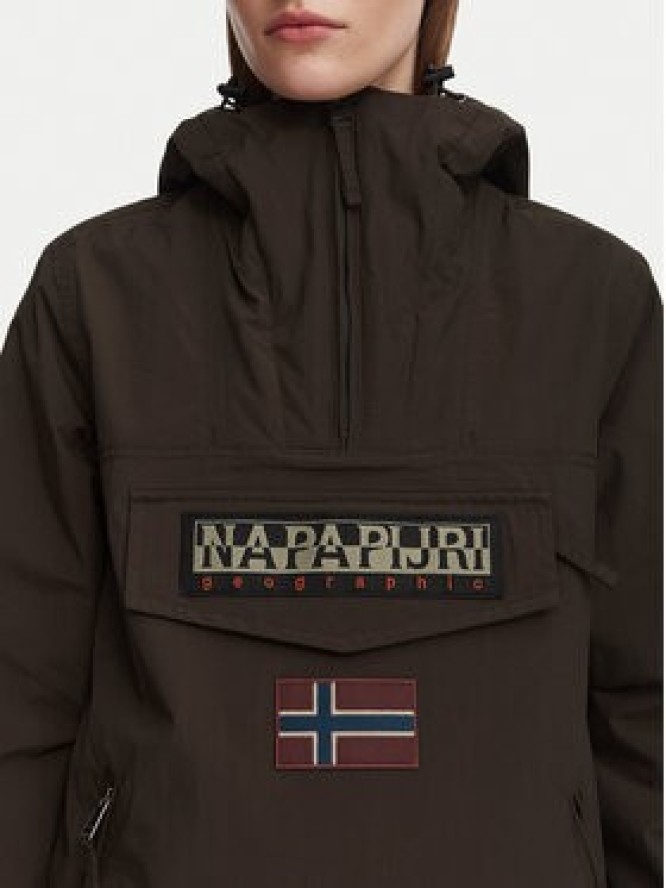 Napapijri Kurtka anorak Rainforest W Pkt 4 NP0A4GM6 Brązowy Regular Fit