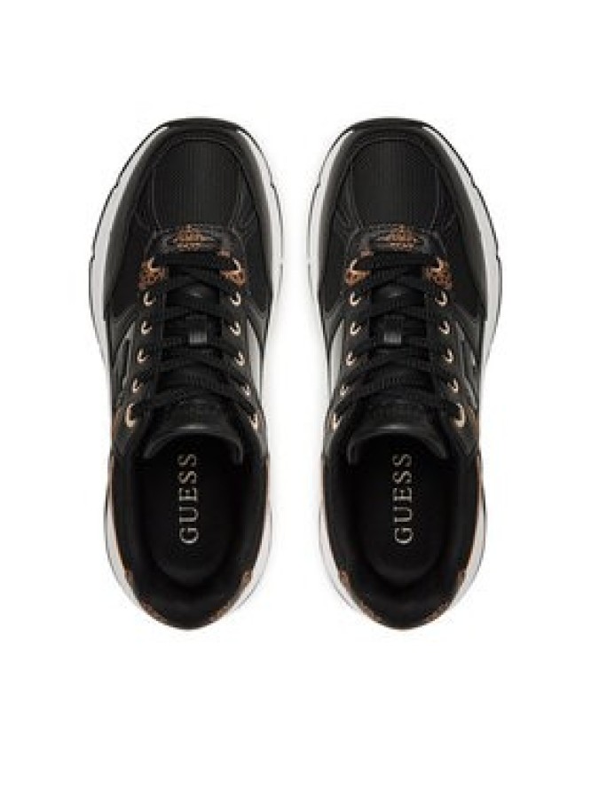 Guess Sneakersy FLTFON FAB12 Czarny