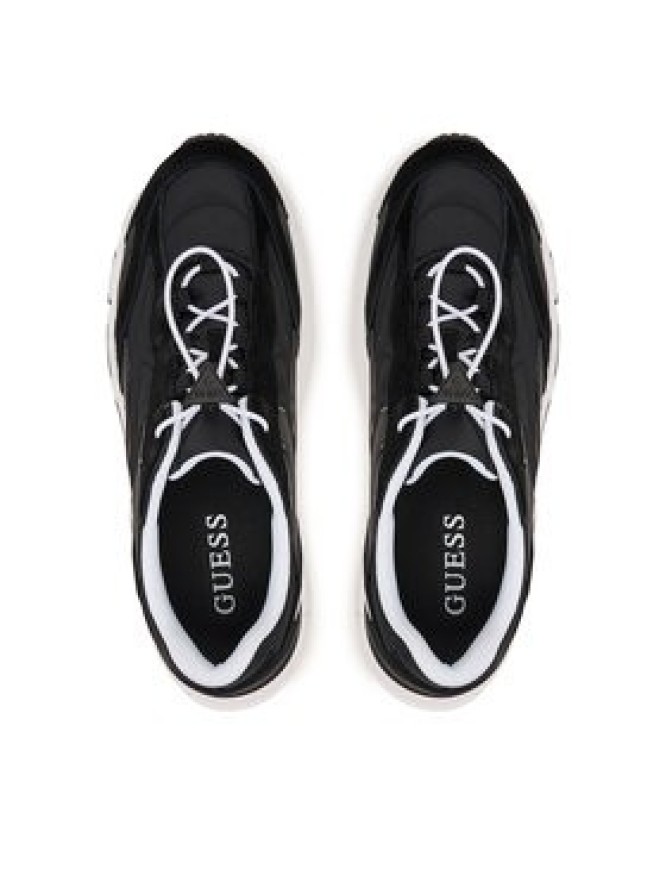 Guess Sneakersy FLTBRZ LEA12 Czarny