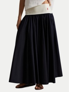 Polo Ralph Lauren Spódnica trapezowa 211A96329001 Granatowy Regular Fit