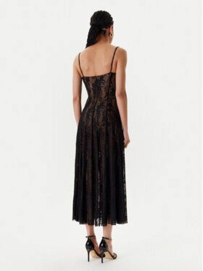 NORMA KAMALI Sukienka koktajlowa ST1253LNP40850 Czarny Slim Fit