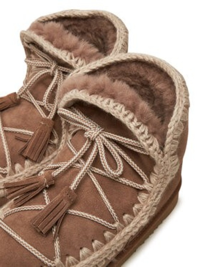 Mou Śniegowce Eskimo Scoubidoo Lace FW101124A Brązowy