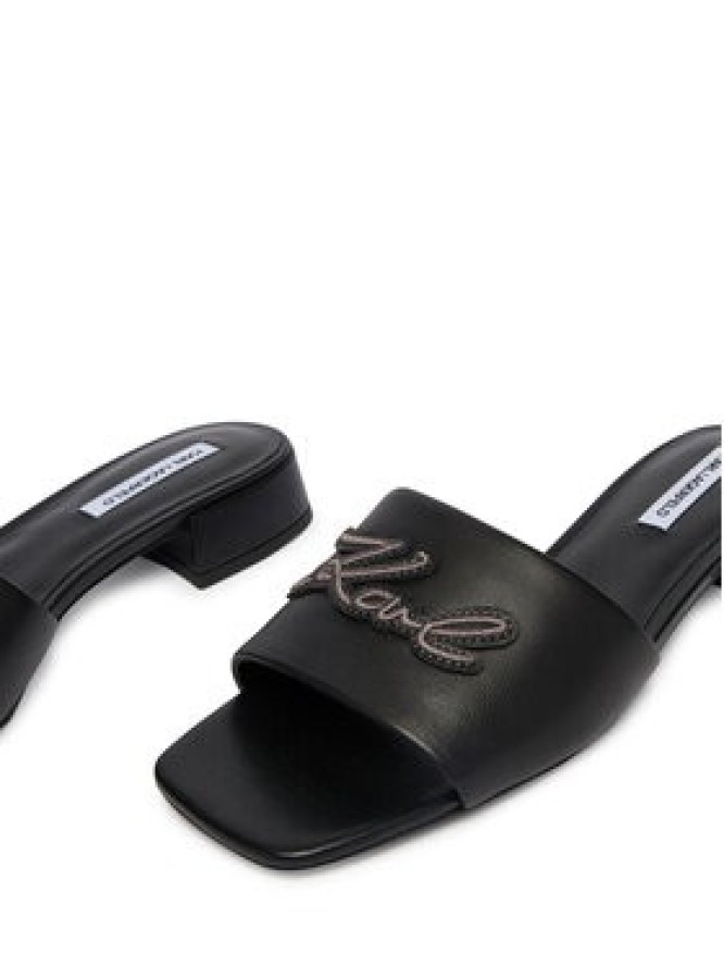KARL LAGERFELD Klapki Petalo II KL80700C Czarny