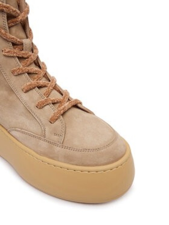 AGL Trzewiki Vibe Lowboot D946512PJV Beżowy