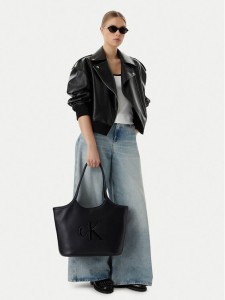 Calvin Klein Torebka Bold Ck LV04F3562G Czarny
