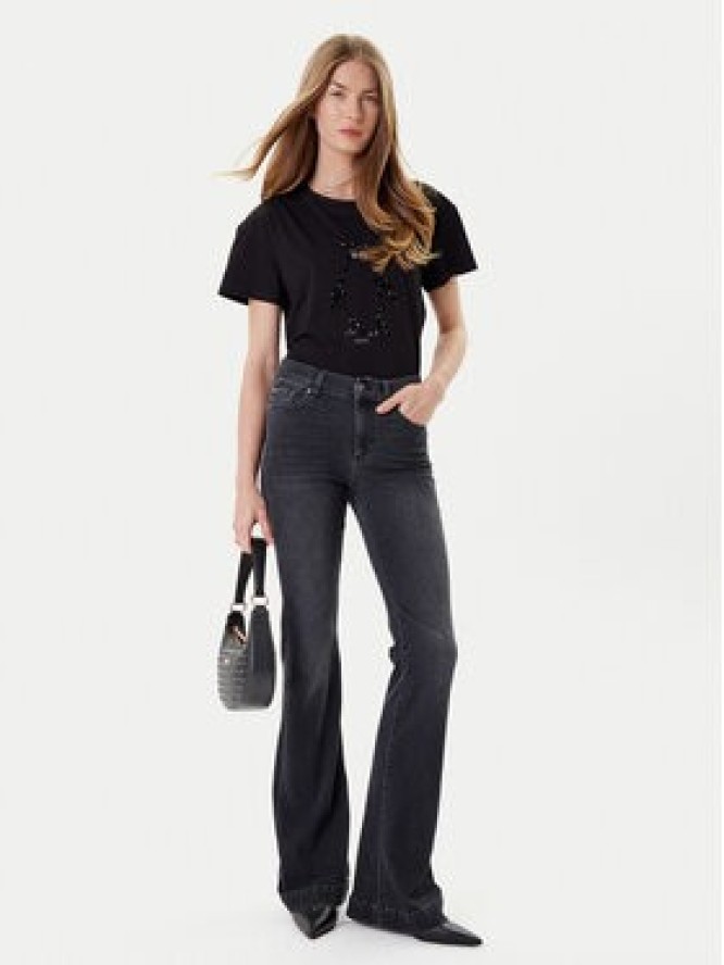 Liu Jo Jeansy UF5061 DS615 Czarny Regular Fit