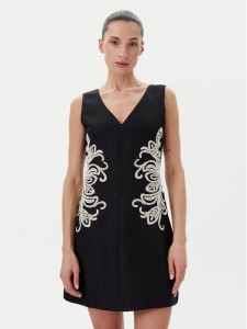 TWINSET Sukienka letnia 251LB2FBB Czarny Slim Fit