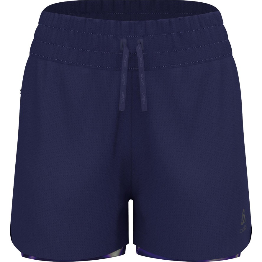 Spodenki damskie Odlo ZEROWEIGHT 3 INCH PRINT 2-in-1 short