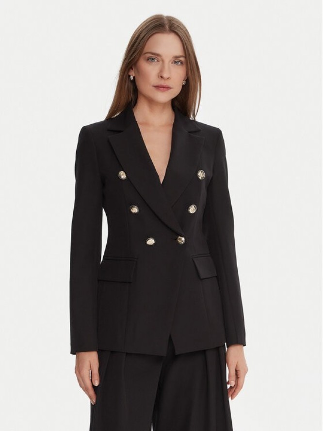 Maryley Marynarka 25IB139/43NE Czarny Regular Fit