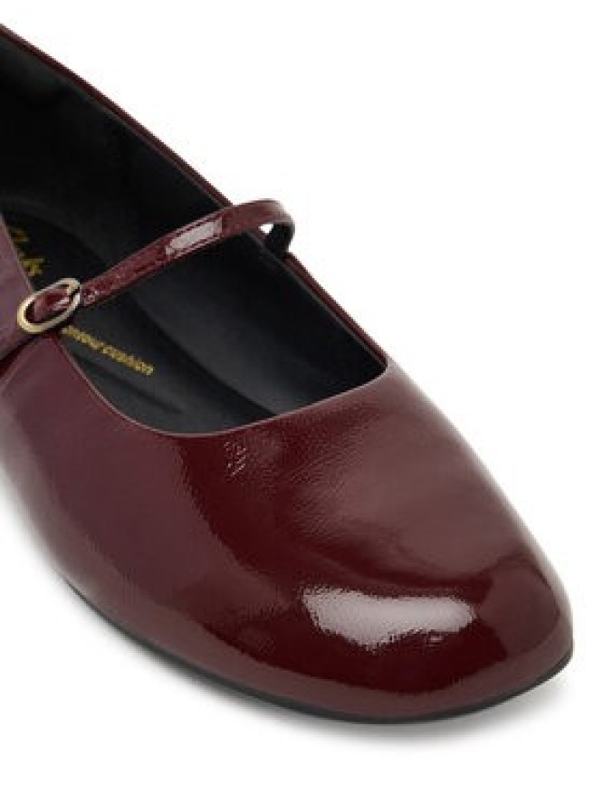 Clarks Baleriny Livia Sky 26184743 Bordowy