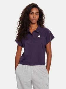 adidas Polo Stadium 3-Stripes Tennis Inspired Jacquard JY3426 Fioletowy Regular Fit