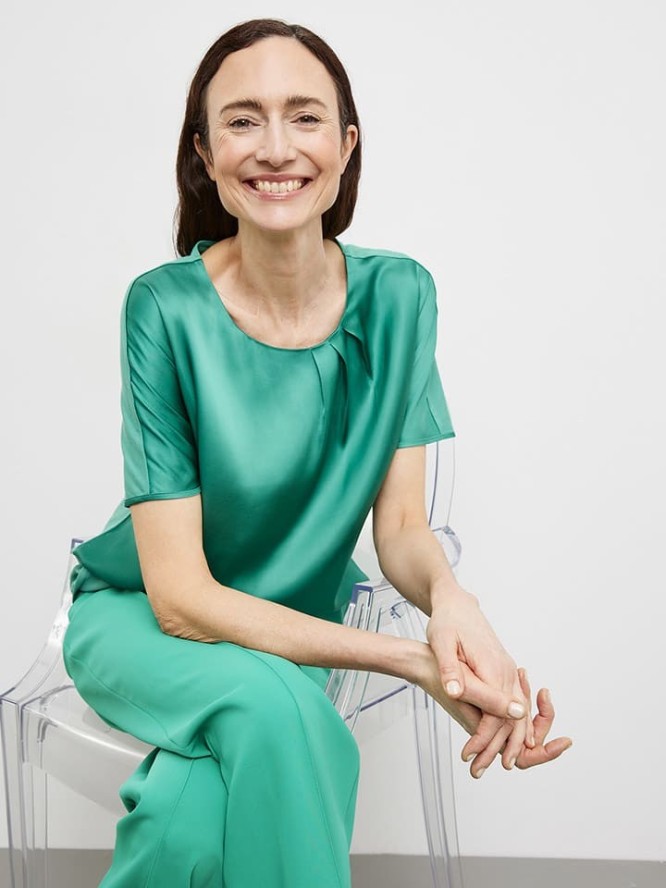 Gerry Weber Bluzka w kolorze zielonym rozmiar: 40