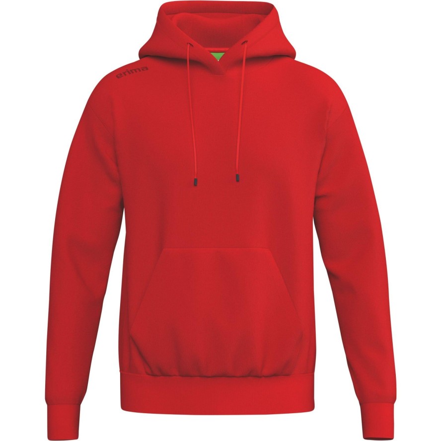 Erima TS Hoody Czerwony Junior