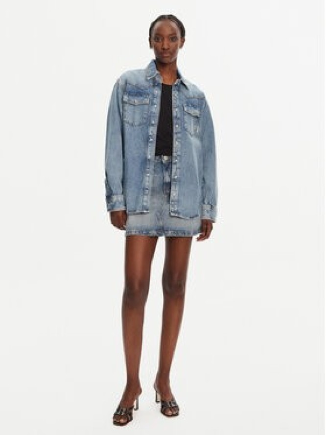 Liu Jo Koszula jeansowa UA5203 D4306 Niebieski Relaxed Fit