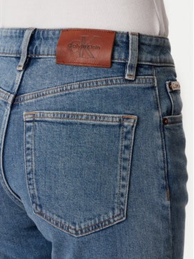 Calvin Klein Jeans Jeansy LV047F711G Granatowy Straight Fit