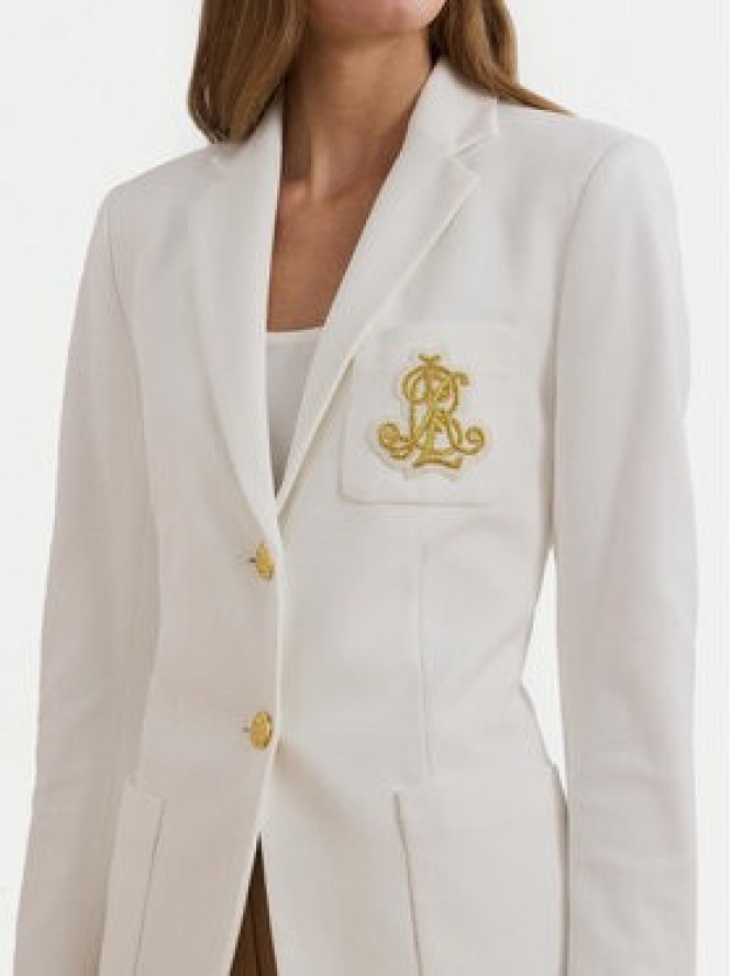 Lauren Ralph Lauren Marynarka Spsu20 200797305 Biały Regular Fit