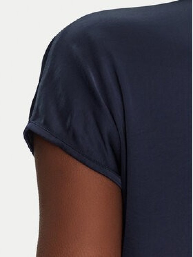 ViCOLO Bluzka TD0009 Granatowy Relaxed Fit
