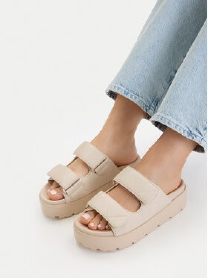 DeeZee Klapki CEO-R25SS09248 Écru