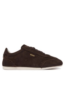 BOSS Sneakersy Solenne 50579059 Brązowy ciemny