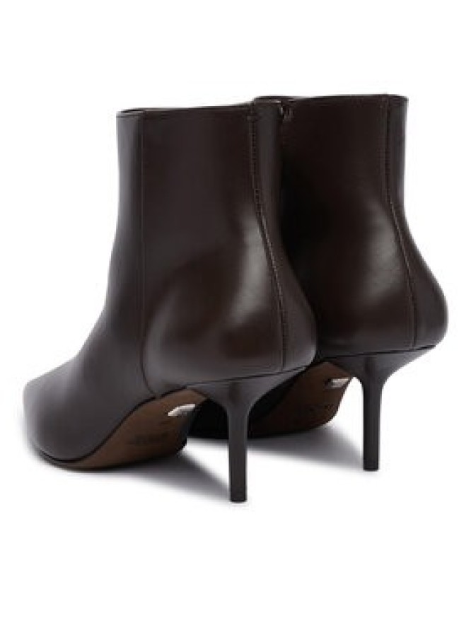 Max Mara Botki Mxalightbootie 2624796032600 Brązowy ciemny