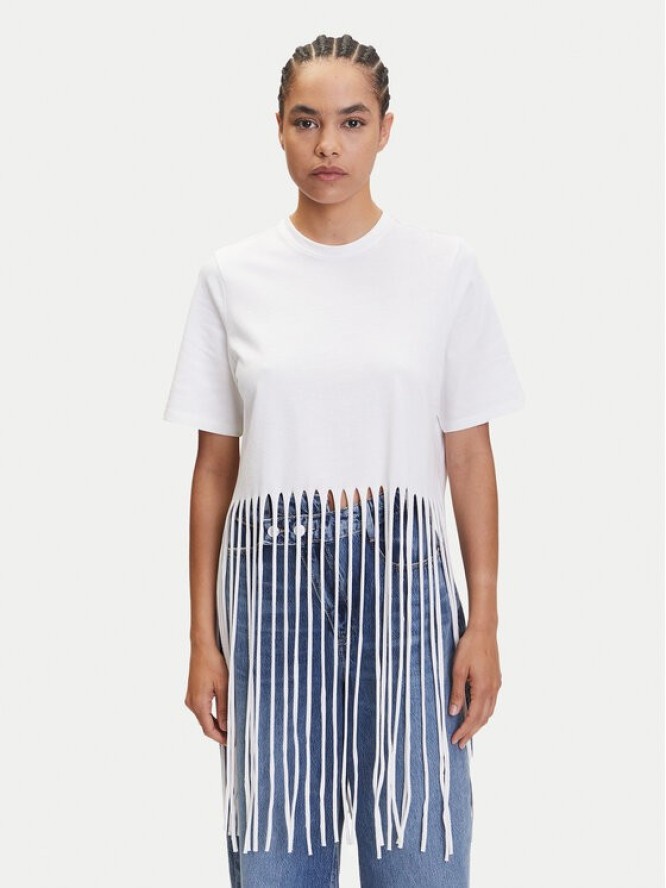 ONLY T-Shirt Zinna 15325262 Biały Regular Fit