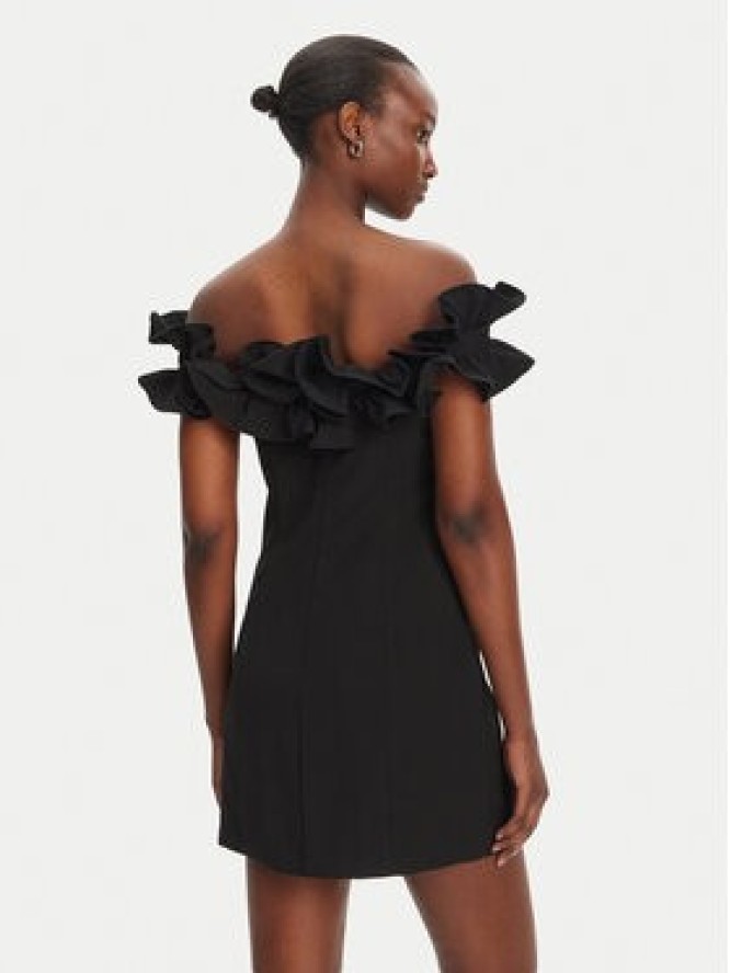 ROTATE Sukienka koktajlowa 113810100 Czarny Slim Fit