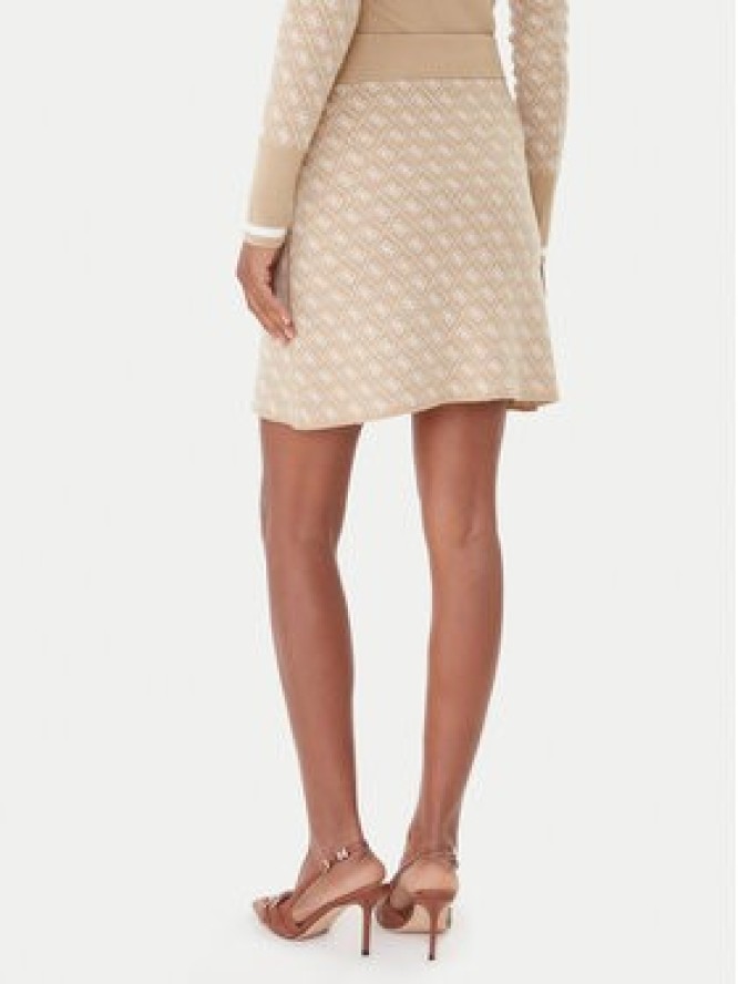 Guess Spódnica ołówkowa W5BD81 Z3JD2 Beżowy Slim Fit