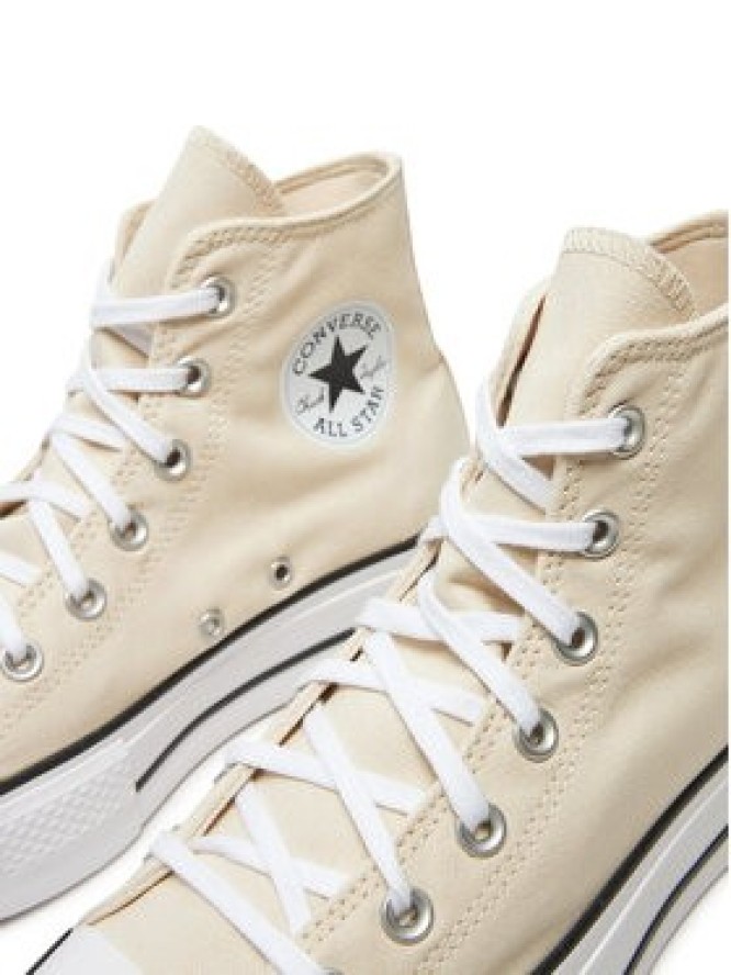 Converse Trampki Chuck Taylor All Star Lift Platform HI A08214C Beżowy