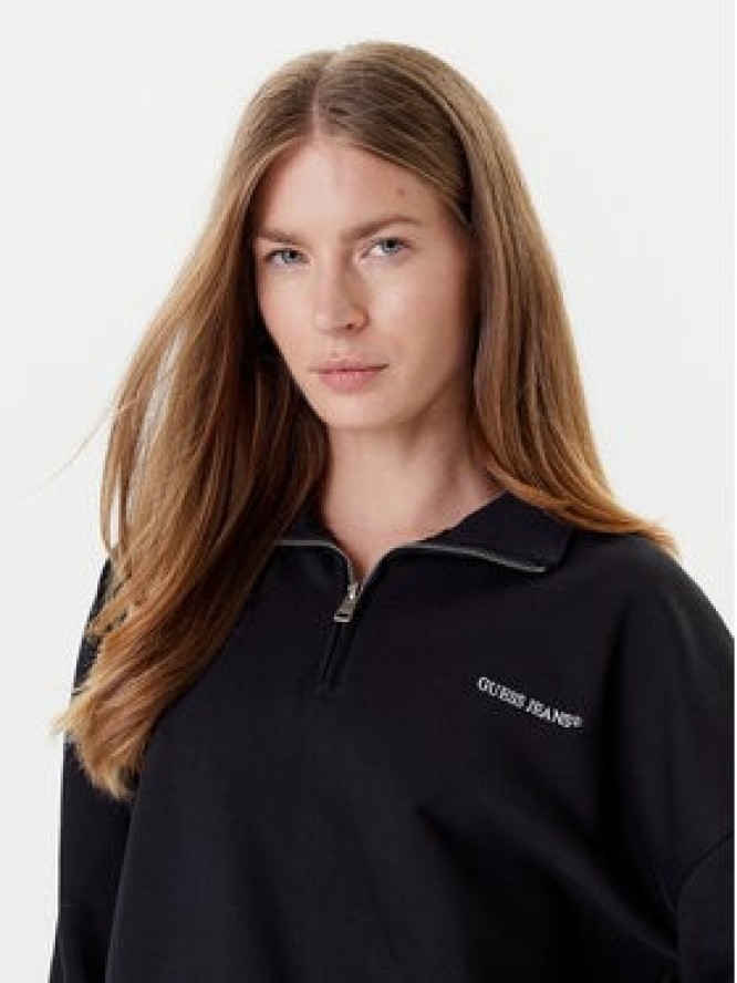 Guess Jeans Bluza W5YQ09 K68I4 Czarny Regular Fit