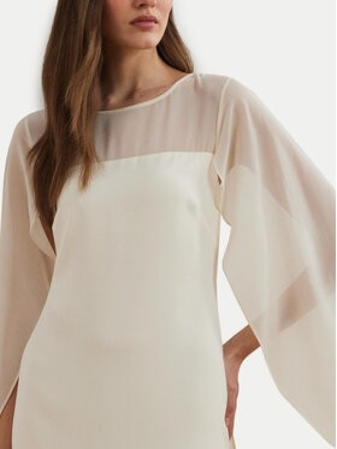 LAUREN RALPH LAUREN Sukienka koktajlowa 253963771001 Écru Regular Fit