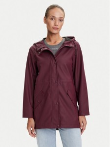 Vero Moda Kurtka przeciwdeszczowa Malou 10266982 Bordowy Regular Fit