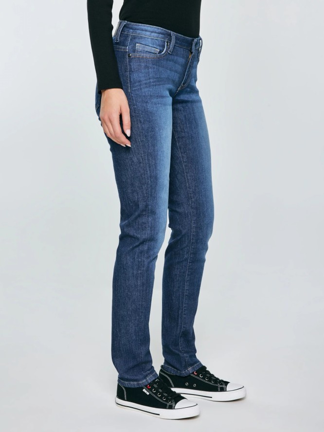 Jeansy damskie slim niebieskie Kitty 447