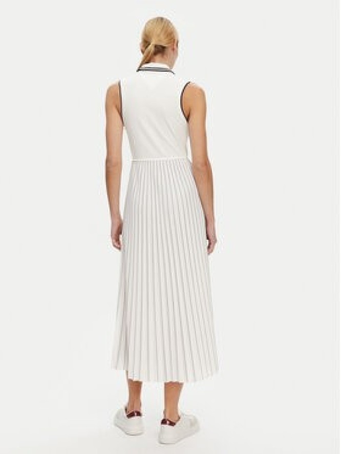 Tommy Hilfiger Sukienka codzienna WW0WW45167 Biały Regular Fit